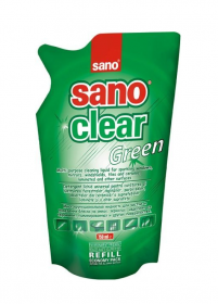 Rezerva detergenti geamuri Sano Clear Green - 750 ml