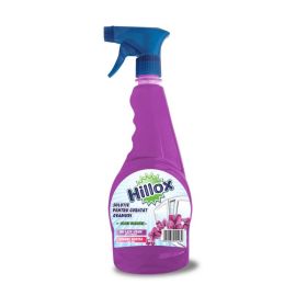 Detergent pentru suprafete de sticla cu cap pulverizant HILLOX, 750ml Liliac