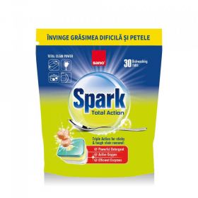 Detergent pentru masina de spalat vase, Sano Spark, 30 tablete
