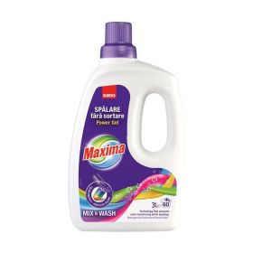 Detergent gel concentrat pentru rufe colorate Sano Maxima Mix & Wash 3L