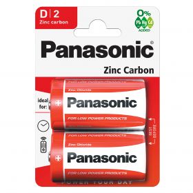 Panasonic baterie zinc D (R20) rosie Blister 2buc cod R20RZ/2BP