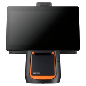 Sistem POS touchscreen Sunmi T2s, 15.6 inch cu afisaj client, 15.6 inch, Android, negru