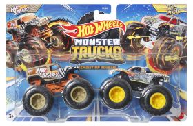 Hot Wheels Monster Truck Set 2 Masini Scara 1 La 64 Hw Safari Si Wild Streak