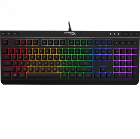 Tastatura HP HyperX Alloy Core RGB, Tip: cu membrana, Fir detasabil, Iluminata RGB USB 2.0, Anti-Ghosting, Spill resistant (tested up to 120ml of liquid)
