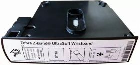 Bratari de identificare Zebra Z-Band Ultrasoft, 25x152mm, albastre, cutie, 1800 buc, pentru nou-nascuti