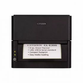 Imprimanta de etichete Citizen CL-E300, 203DPI, Ethernet, cutter heavy duty, neagra