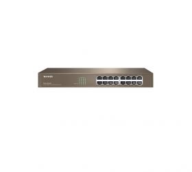 Tenda 16-Port Gigabit Ethernet Switch, TEG1016D; Standard and Protocol:IEEE 802.3、IEEE 802.3u、IEEE 802.3x、IEEE 802.3ab; Cabling type:Category5e or better; 16*10/100/1000M Base-T Ethernet ports (Auto MDI/MDIX);Switching Capacity: 32Gbps/ non-blocking