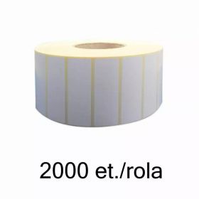 Role etichete semilucioase ZINTA 70x17mm, 2000 et./rola