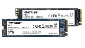 SSD Patriot P300, 1TB, NVMe PCIe,  rata transfer r/w: 2100/16500 mb/s