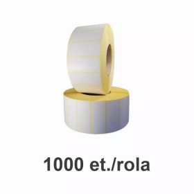 Role etichete semilucioase ZINTA 70x30mm, 1000 et./rola