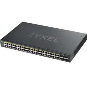 Zyxel GS1920-48HPv2 48-port GbE Smart Managed PoE Switch 4x GbE combo (RJ45/SFP)