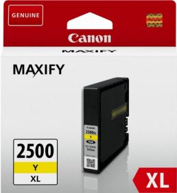 Cartus cerneala Canon PGI2500XLY, yellow, Dual Resistant High Density, capacitate 19.3ml / 1520 pagini, pentru Canon Maxify IB4050, MB5050, MB5350