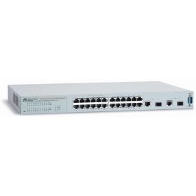 Switch ALLIED TELESIS FS750 24porturi Fast Ethernet , 24  Port Fast Ethernet PoE WebSmart Switch with 4 uplink ports (2  x 10/100/1000T and 2 x SFP-10/100/1000T Combo ports)