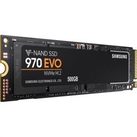 SSD Samsung, 500GB, 970 Evo, retail, NVMe M.2 PCI-E, rata transfer r/w: 3500/2500 mb/s, 80.15 x 20.15 x 2.38 mm, Criptare AES 256-bit