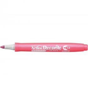Marker ARTLINE Decorite, varf rotund 1.0mm - roz metalizat