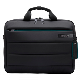 Geanta BESTLIFE CPlus, 33x41x9cm, compartiment tableta si laptop 15.6 inch, negru/gri petrol