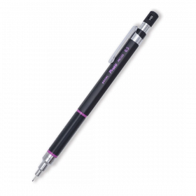 Creion mecanic profesional PENAC Protti PRC-105, 0.5mm, con metalic, varf retractabil, negru/violet,