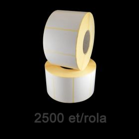 Role etichete semilucioase ZINTA 100x65mm, 2500 et./rola