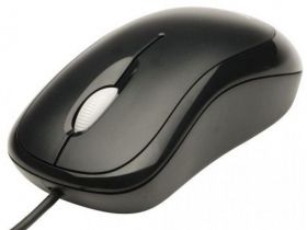 Mouse Microsoft Basic Wired Optical For Business Negru