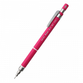 Creion mecanic profesional PENAC Protti PRC-107, 0.7mm, con metalic, varf retractabil, rosu, in blis