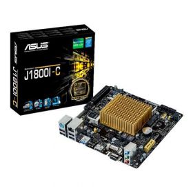 Placa de baza Asus J1800I-C/CSM Intel Celeron® J1800 SoC CPU onboardProcessor, 2x SO-DIMM DDR3L 1333 MHz Non-ECC, Un-buffered Memory, 1xHDMI/ D-Sub, 1x mini-PCIe, 1x PCIe 2.0 x1, 2x SATA 3Gb/s, Realtek®RTL8111G Gigabit LAN, Realtek® ALC887, 1x USB 3.1,