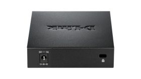 Switch D-Link DES-105, 5 porturi 10/100Mbps, desktop, fara management, metal, negru
