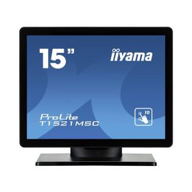 Monitor POS touchscreen iiyama ProLite T1521MSC, 15 inch, PCAP, negru