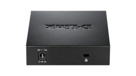 Switch D-Link DGS-105, 5 porturi Gigabit, Capacity 10Gbps, desktop, fara management, metal, negru