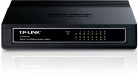 Switch TP-Link TL-SF1016D, 16 porturi 10/100Mbps, Desktop, plastic