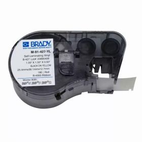 Banda de etichete Brady M-91-427-YL, 25.4x38.1mm, 180 et./rola