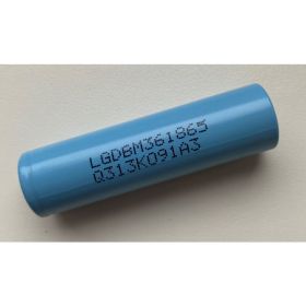 Acumulator Li-Ion 18650 LG M36 diametru 18,3mm x h 65,2mm 3,45A LG descarcare maxima 5A Lblue