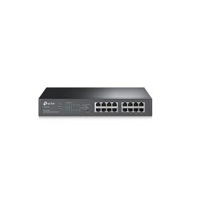 Switch TP-Link TL-SG1016PE, 16 porturi Gigabit, Easy Smart Configuration Utility, 32Gbps Capacity, Tag-based VLAN, IGMP Snooping, Fan