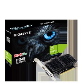 Placa video Gigabyte nVidia GeForce GT 710, GT710, Core clock 954 MHz ,Memory clock 5010 MHz, Memory size 2GB GDDR5, Memory Bus 64 bit, PCI-E2.0x8, PCB Low Profile, 1x HDMI, 1x DVI.