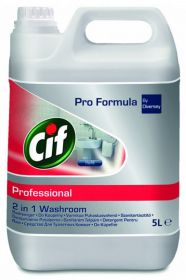 CIF Professional Washroom 2 in1, pentru curatare baie, 5 litri