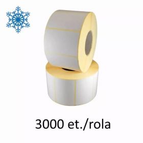 Role etichete termice ZINTA 58x43mm, pentru congelate, Top Thermal, 3000 et./rola