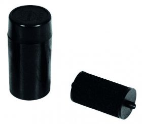 Cartus cu cerneala, pentru aparat de etichetat cu 1 rand, diametru 18mm, Q-Connect - negru