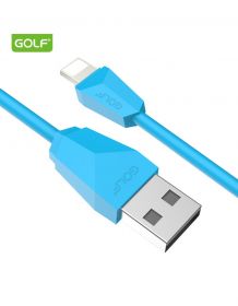 Cablu USB iPhone 5 / 6 / 7 Golf Diamond Sync Cable ALBASTRU GC-27i