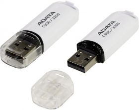 USB Flash Drive ADATA 32Gb, C906, USB2.0, Alb