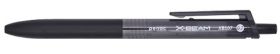 Pix PENAC X-Beam XB-107, rubber grip, 0.7mm, clema plastic, corp negru - scriere neagra