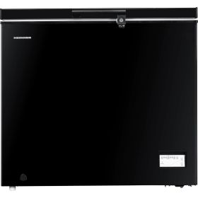 Lada frigorifica Heinner HCF-205NHBKF+, 200 l, Clasa F, Control elecronic, Iluminare LED, Waterproof Display, Negru