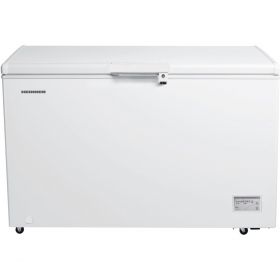 Lada frigorifica Heinner HCF-371CNHF+, 371 l, Control electronic, Sistem Convertibil, Clasa F, Alb