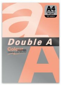 Hartie color pentru copiator A4, 75g/mp, 100coli/top, Double A - mov neon