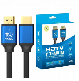 Cablu HDMI digital la HDMI digital mufe aurite 4K 5 ml. New TED600298