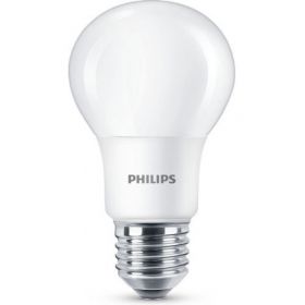 Bec LED Philips 8W (60W), E27, lumina calda 2700k