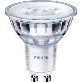 Bec LED spot Philips Classic, EyeComfort, GU10, 4.9W (65W), 460 lm, lumina calda (3000K) 
