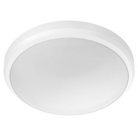 Outdoor lighting LED ceiling light Philips Doris, 6W, 640 lm, neutral light temperature (4000K), IP54, 22cm, White