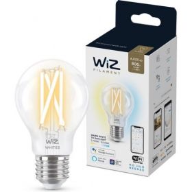 Bec LED inteligent vintage (decorativ) WiZ Connected Filament Whites, Wi-Fi, A60, E27