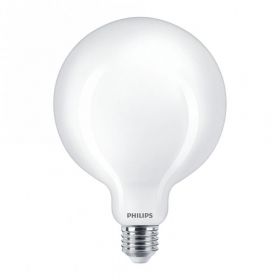 Bec LED glob Philips G120, EyeComfort, E27, 13W (120W), 2000 lm, lumina alba calda (2700K) 