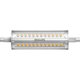 Bec LED spot Philips, putere reglabila, R7S, 14W (100W), 1800 lm, lumina alba rece (4000K), 118mm