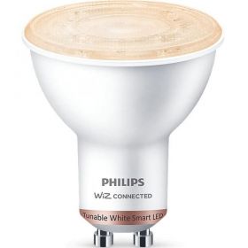 Bec LED inteligent Philips spot, Wi-Fi, Bluetooth, PAR16, GU10, 4.7W (50W), 345 lm, temperatura lumina reglabila (2700-6500K)